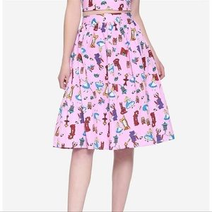 Alice in wonderland circle skirt